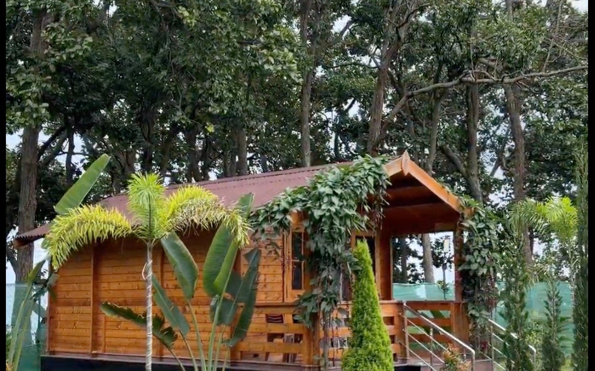 Green surroundings and cottages at Mountail Eco Resort